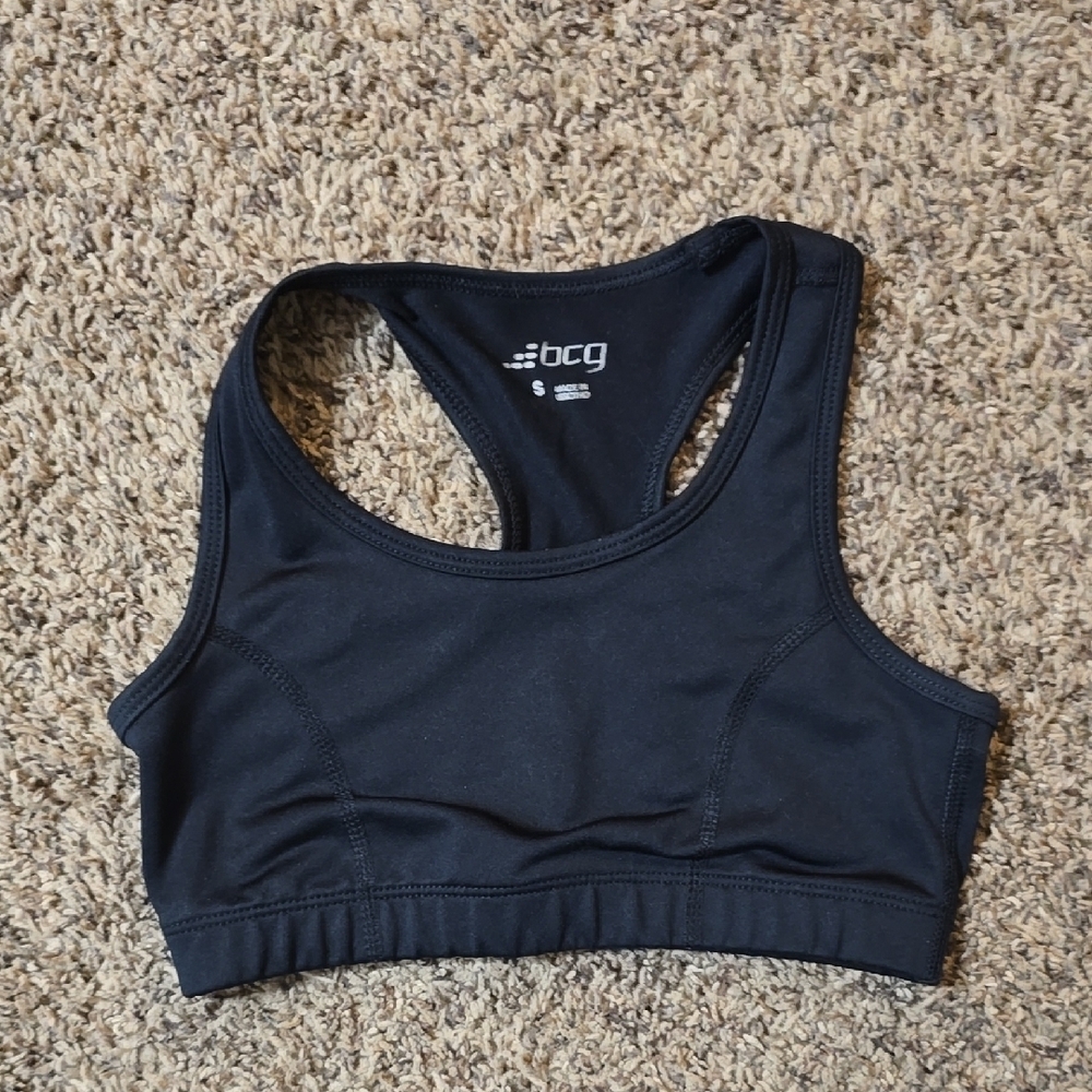 BCG Girl's Black Sports Bra